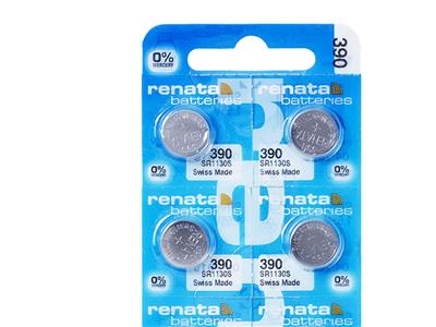 Cella A Bottone 390 All'ossido D'argento, 1,55 V, Confezione Da 10, Renata - Immagine Standard - 2