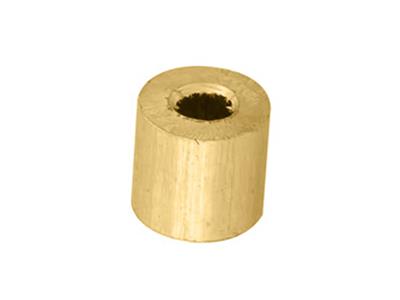 Tronchetto Cilindrico Per Pietra Rotonda Di 2 Mm, Oro Giallo 18 Carati Codice Articolo 4449-04 - Immagine Standard - 1