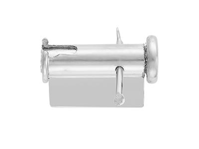 Spilla System Pump Hook 6 Mm, Oro Bianco 18 Carati Pd 12,5. Ref. 07211-1 - Immagine Standard - 1
