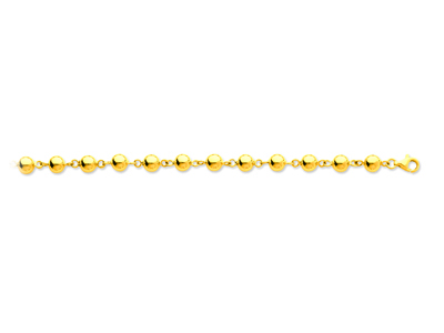 Bracciale Boules Marseillais 6 Mm, 19 Cm, Oro Giallo 18 Carati - Immagine Standard - 1