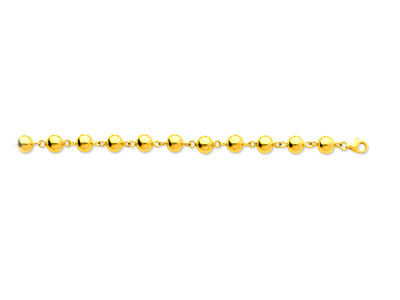 Bracciale Boules Marseillais 7 Mm, 19 Cm, Oro Giallo 18 Carati - Immagine Standard - 1
