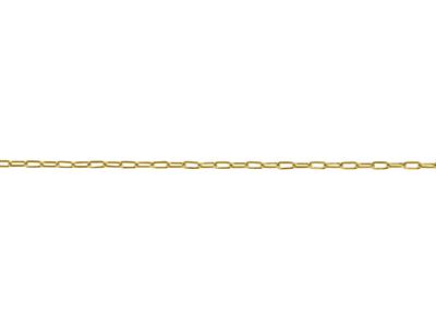 Maglia Catena Rettangolare 2,70 Mm,oro Placcato 3 Micron - Immagine Standard - 1