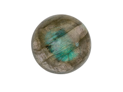 Labradorite, Cabochon Tondo, 10 MM - Immagine Standard - 1