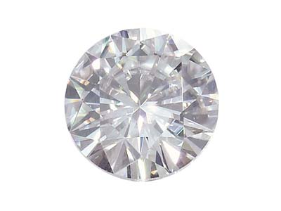 Moissanite, Tonda, 2,5 Mm, 0,05 Ct, Equivalenza Diamante 0,06 Ct, Ottima Qualità - Immagine Standard - 1