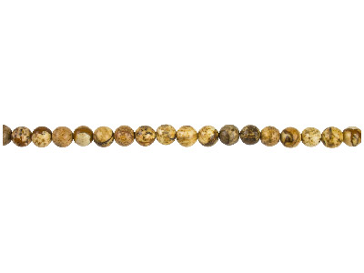 Perline Rotonde Semipreziose, Filo Di 40 Cm, 4 Mm, Diaspro Picture - Immagine Standard - 1