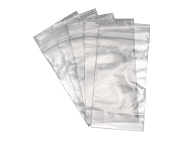 Bustine Di Plastica Trasparenti Extra Piccole, Richiudibili, Confezione Da 100, 35 X 60 mm - Immagine Standard - 1