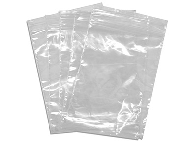 Bustine Di Plastica Trasparenti Medie, Richiudibili, Confezione Da 100, 75 X 80 mm - Immagine Standard - 1