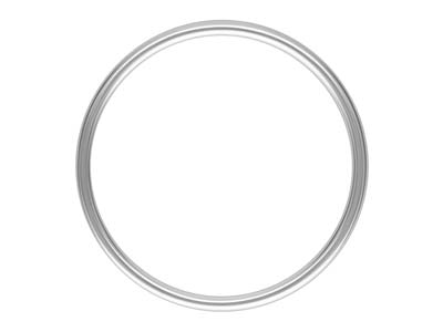 St Sil Plain Ring 1mm Size J1/2 - Immagine Standard - 1