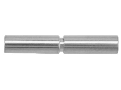 Chiusura A Baionetta Con Meccanismo A Pressione E Rotazione, Diametro Esterno 3,5 Mm, Argento 925 - Immagine Standard - 1