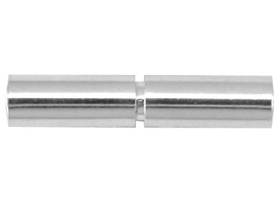 Chiusura A Baionetta Con Meccanismo A Pressione E Rotazione, Diametro Esterno Di 4,5 Mm, Argento 925 - Immagine Standard - 1