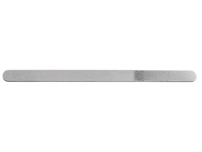 Bracciale Rigido Semilavorato Per Stampaggio, 150 X 10 Mm, Argento 925 - Immagine Standard - 1