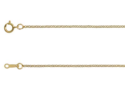 Catena Belcher In Oro Pieno 1,1 mm, 45 cm, - Immagine Standard - 1