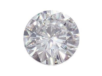 Moissanite, Tonda, 5 Mm, 0,41 Ct, Equivalenza Diamante 0,5 Ct, Ottima Qualità - Immagine Standard - 1