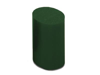 Blocco Ovale Di Cera Da Intaglio, Verde, Per Bracciale, Rif. 8, Ferris - Immagine Standard - 1