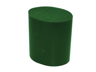 Blocco Ovale Di Cera Da Intaglio Verde, Per Bracciale, Rif. 9, Ferris - Immagine Standard - 1