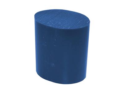 Blocco Ovale Di Cera Da Intaglio Blu, Per Bracciale, Rif. 9, Ferris - Immagine Standard - 1