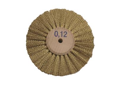 Spazzola In Ottone 0,12, Diametro 100 MM - Immagine Standard - 1