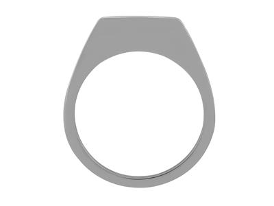 Corpo Dell'anello Chiuso, Oro Bianco 800. Rif. 01821 - Immagine Standard - 1