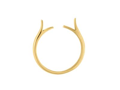 Corpo Dell'anello A 1/2 Fascia, Oro Giallo 18 Carati. Rif. 01812 - Immagine Standard - 1