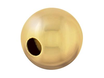 Perline Semplici Tonde A 1 Foro, 10 Mm, Oro Giallo Da 9 Kt - Immagine Standard - 1