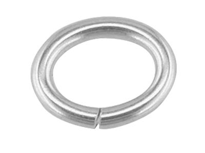 Anelli A Spirale Per Portachiave Ovale 5 Mm, Argento 925, Confezione Da 20 - Immagine Standard - 1