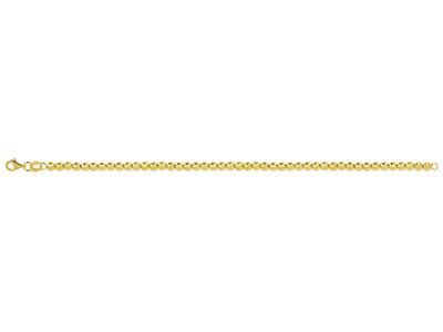 Bracciale A Sfere 4 Mm, 19 Cm, Oro Giallo 18 Carati - Immagine Standard - 1