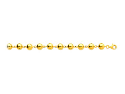 Bracciale Boules Marseillais 8 Mm, 19 Cm, Oro Giallo 18 Carati - Immagine Standard - 1