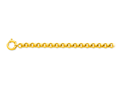 Bracciale Jaseron Maglia 7,80 Mm, 19 Cm, Oro Giallo 18 Carati - Immagine Standard - 1