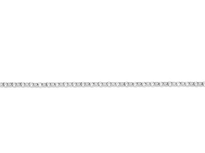 Catena Maglia Rolò, Ovale 2 X 1,50 Mm, Argento 925 - Immagine Standard - 1