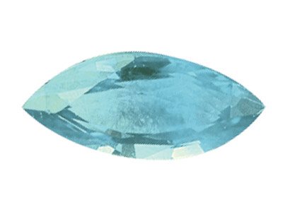 Topazio Azzurro Cielo, Marquise, 12 X 6 Mm, Artificiale