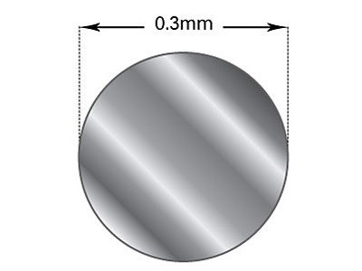 Filo A Sezione Tonda Molto Morbido, 2,2 G, 0,3 X 3 M, Argento Puro, 100% Argento Riciclato - Immagine Standard - 2