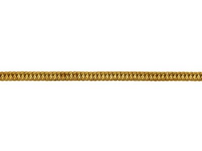 Catena A Coda Di Topo 1,1 Mm/45 Cm, Placcata In Oro - Immagine Standard - 2