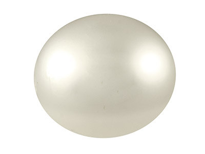 Coppia Di Perle Dacqua Dolce Coltivate, A Goccia, Semiforate, 6 X 8 Mm, Bianco