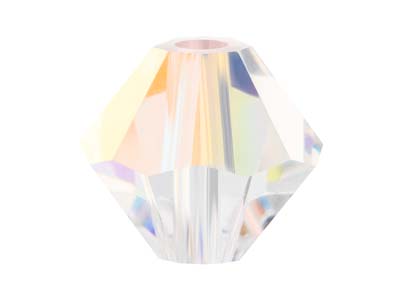 Confezione Da 12 Perline In Cristallo Preciosa, Bicono, Crystal Ab
