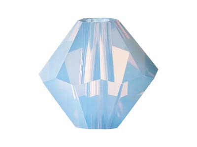 Confezione Da 24 Perline Di Cristallo Preciosa, Bicono, 6 Mm, Opale Zaffiro Chiaro