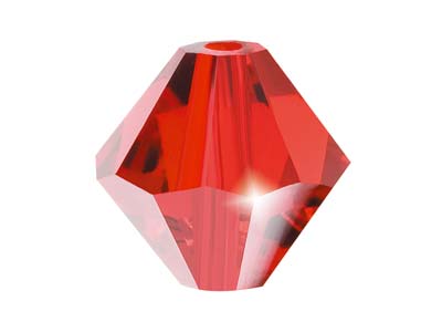 Confezione Da 24 Perline Di Cristallo Preciosa, Bicono, 4 Mm, Light Siam