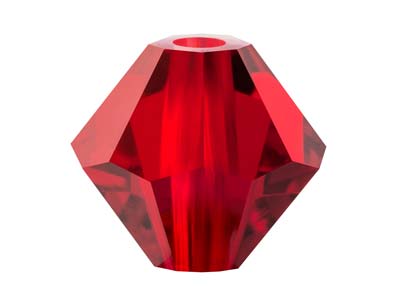 Confezione Da 12 Perline Di Cristallo Preciosa, Bicono, 4 Mm, Siam