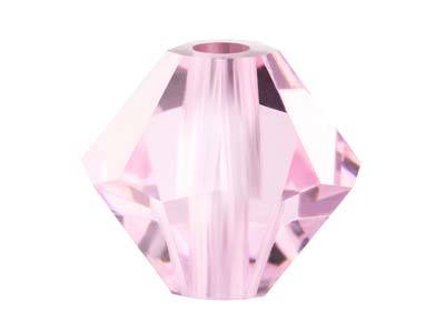 Confezione Da 24 Perline Di Cristallo Preciosa, Bicono, 4 Mm, Zaffiro Rosa
