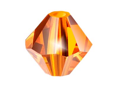 Confezione Da 24 Perline Di Cristallo Preciosa, Bicono, 4 Mm, Sun