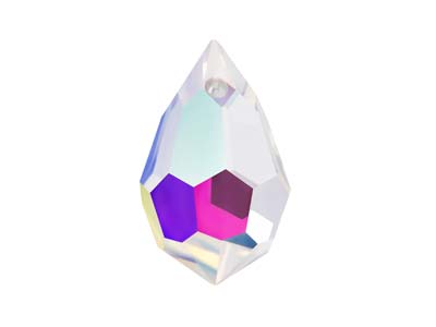 Confezione Da 2 Pendenti A Goccia In Cristallo Preciosa, 681, 9 X 15 Mm, Crystal Ab