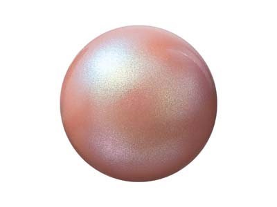 Confezione Da 25 Perline In Cristallo Preciosa, Rotonde, Maxima 1h, 4 Mm, Pearlescent Pink