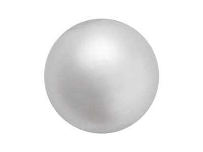 Confezione Da 25 Perline In Cristallo Preciosa, Rotonde, Maxima 1h, 4 Mm, Pearl Effect Light Grey