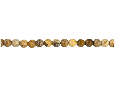 Perline Rotonde Semipreziose, Filo Di 40 Cm, 8 Mm, Diaspro Picture