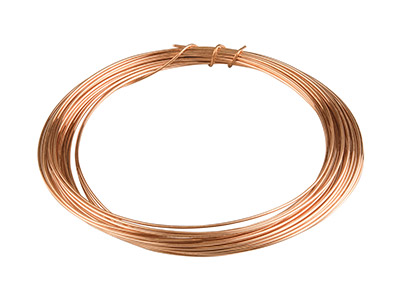 BENECREAT Filo di rame puro rotondo da 5 m 1,6 mm in ottone dorato per perline artigianato e creazione di gioielli