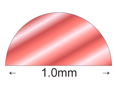 Filo A D Semiduro, 1 mm X 7,5 m, Rame - Immagine Standard - 2