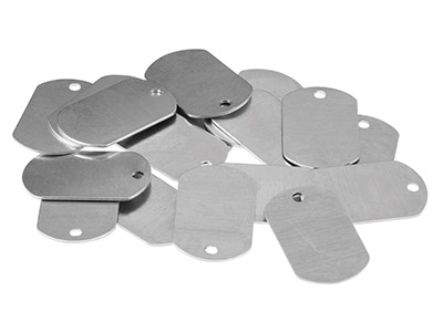Medagliette Semilavorate Impressart, Confezione Da 16, 31,8 X 0,8 Mm, Alluminio - Immagine Standard - 2