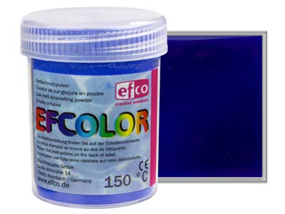 Smalto Trasparente Efcolor, 25ml, Blu