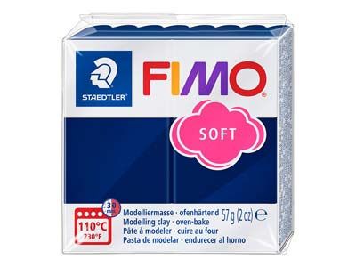 Panetto Di Pasta Polimerica Fimo Soft, 57g, Blu Windsor Riferimento  Colore Fimo 35