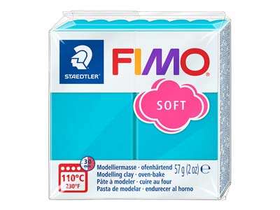 Panetto Di Pasta Polimerica Fimo Soft, 57g, Menta Riferimento Colore Fimo 39