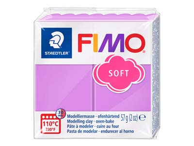 Panetto Di Pasta Polimerica Fimo Soft, 57g, Lavanda Riferimento Colore Fimo 62